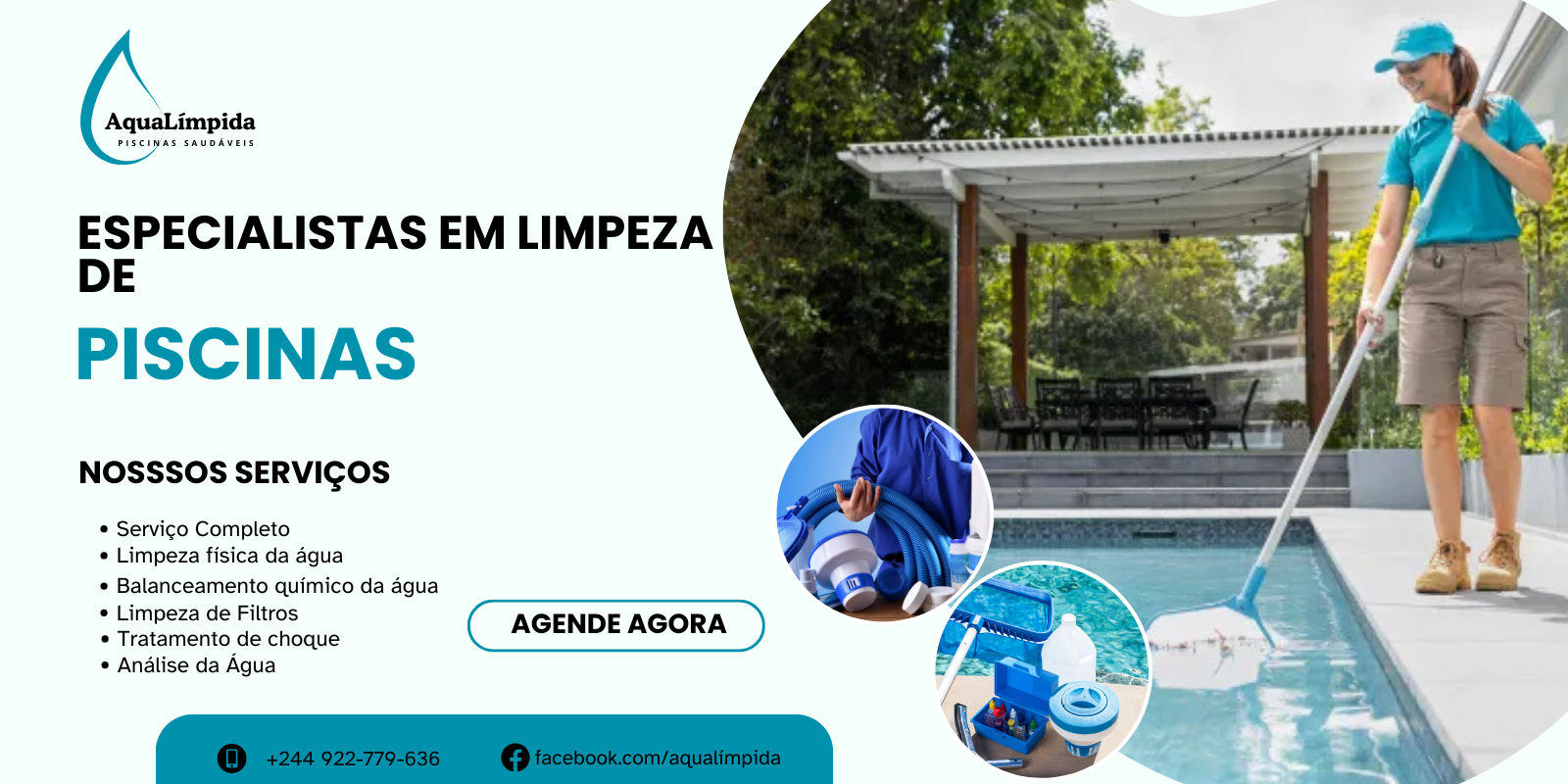 Serviço de Limpeza e Tratamento de Piscinas